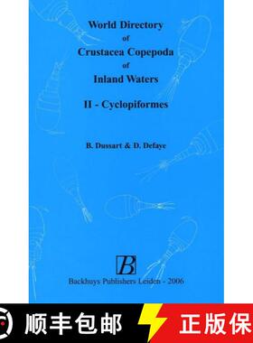 预订 World Directory of Crustacea Copepoda of Inland Waters, Volume 2 (Edition: 2) [9789057821752]