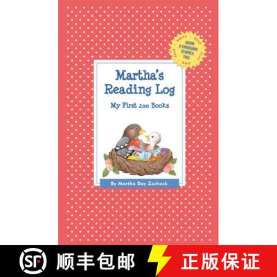【3-4周达】Martha's Reading Log: My First 200 Books (GATST) [9781516214044]