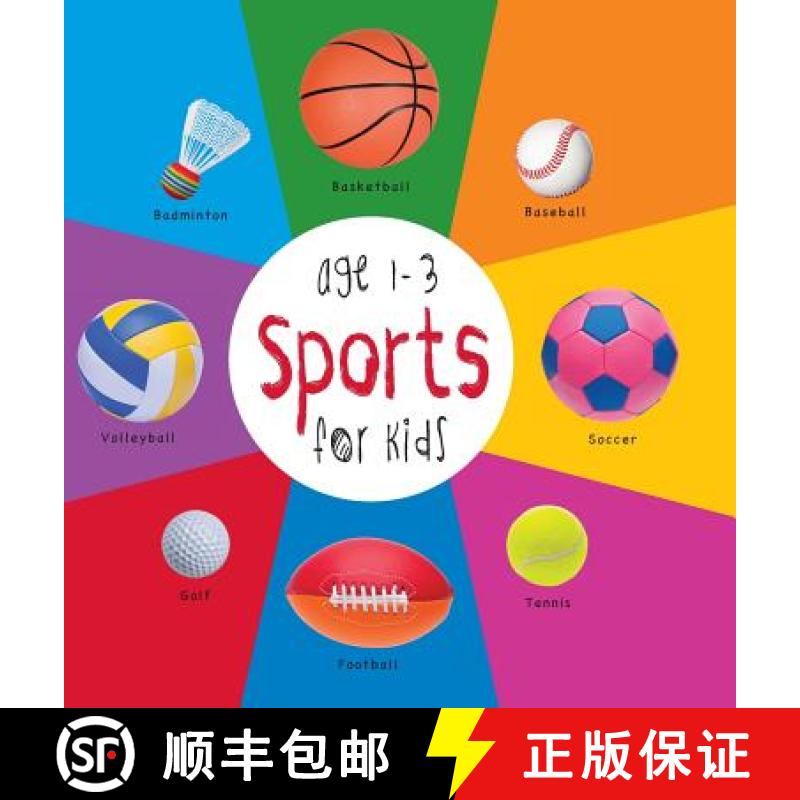 【3-4周达】Sports for Kids age 1-3 (Engage Early Readers: Children's Learning Books) with FREE EBOOK [9781772260960]