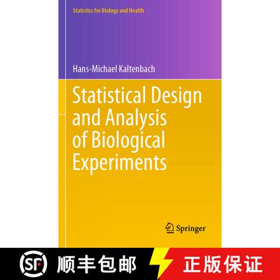 【3-4周达】Statistical Design and Analysis of Biological Experiments [9783030696436]