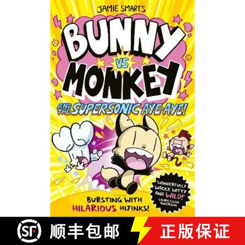 【3-4周达】Bunny vs Monkey and the Supersonic Aye-aye (a Phoenix Comic Book, from the million-selling... [9781788452434]