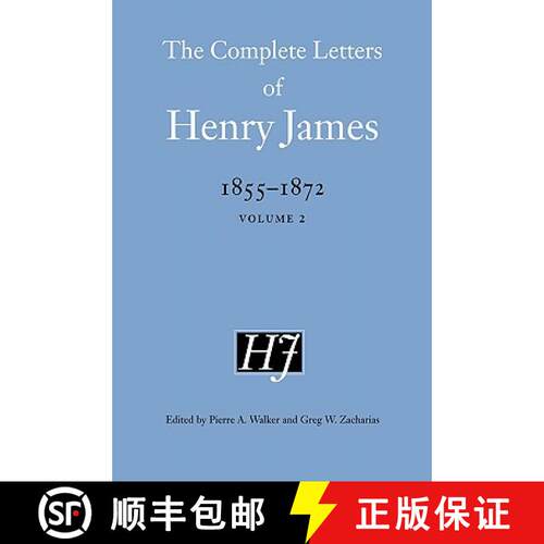 【3-4周达】精装 The Complete Letters of Henry James, 1855–1872 – Volume 2 [9780803226074]