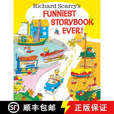 【3-4周达】精装 Richard Scarry's Funniest Storybook Ever! [9780385382977]