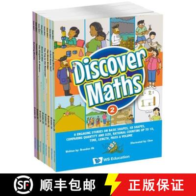 【3-4周达】Discover Maths 2: 8 Engaging Stories on Basic Shapes, 3D Shapes, Comparing Quantity and Si... [9789811269837]