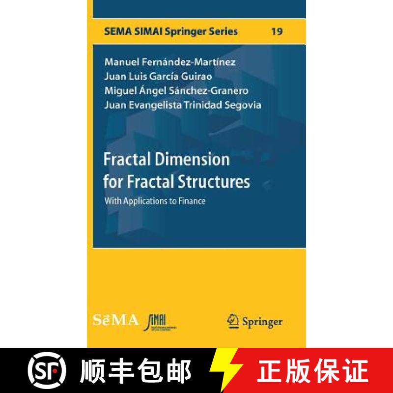 【3-4周达】Fractal Dimension for Fractal Structures : With Applications to Finance [9783030166441]