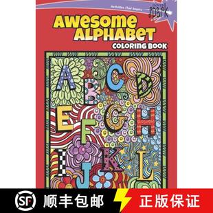 Alphabets Awesome Coloring Book 预订 9780486807140 Spark
