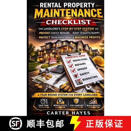 【3-4周达】Rental Property Maintenance Checklist [9798995255819]