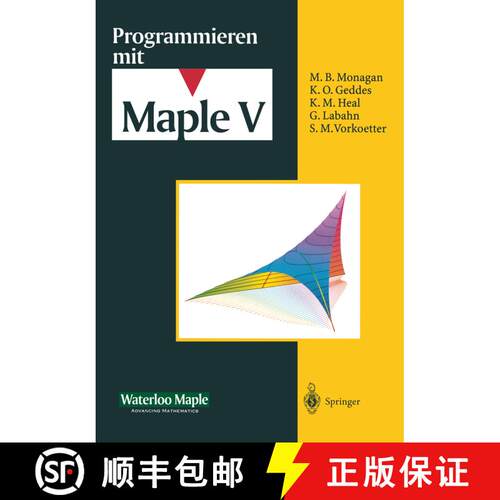 【3-4周达】Programmieren mit Maple V [9783540605447]