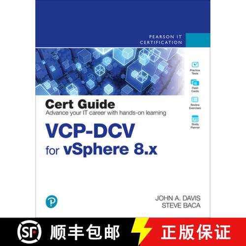 【3-4周达】Vcp-DCV for Vsphere 8.X Official Cert Guide [9780138169886]