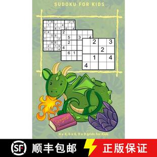 【3-4周达】SUDOKU FOR KIDS Vol.1: 4 x 4, 6 x 6, 9 x 9 grids for Kids [9780987640468]
