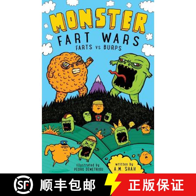【3-4周达】Monster Fart Wars: Farts vs. Burps: Book 1 [9781943684502]