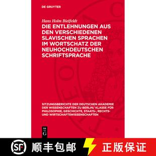 【3-4周达】精装 Die Entlehnungen aus den verschiedenen slavischen Sprachen im Wortschatz der neuhochd... [9783112775349]