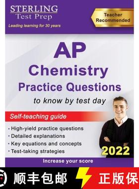 【3-4周达】Sterling Test Prep AP Chemistry Practice Questions: High Yield AP Chemistry Questions & Re... [9781954725317]