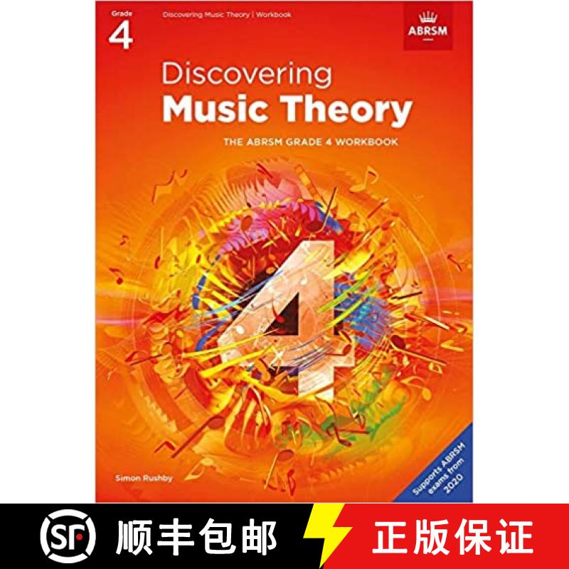 【2-3周达】Discovering Music Theory, The ABRSM Grade 4 Workbook (Theory workbooks (ABRSM)) [9781786013484]