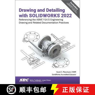 【3-4周达】Drawing and Detailing with Solidworks 2022 [9781630574857]