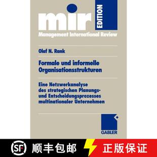 【3-4周达】Formale und informelle Organisationsstrukturen: Eine Netzwerkanalyse des strategischen Pla... [9783409124799]