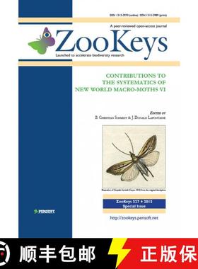 预订 ZooKeys 527: Contributions to the Systematics of New World Macro-Moths VI [9789546427885]