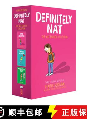 预订 Definitely Nat: A Graphic Novel Box Set (Nat Enough #1-3) [9781338794625]