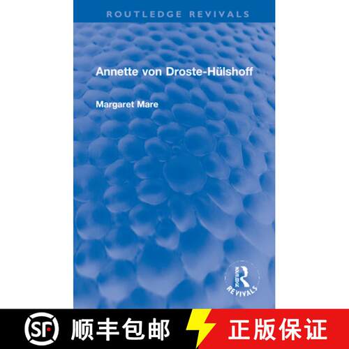 【3-4周达】精装 ANNETTE VON DROSTE-HULSHOFF --(REVI [9781032120850]