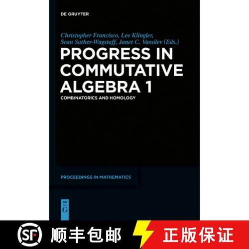 【3-4周达】精装 Progress in Commutative Algebra 1 – Combinatorics and Homology [9783110250343]