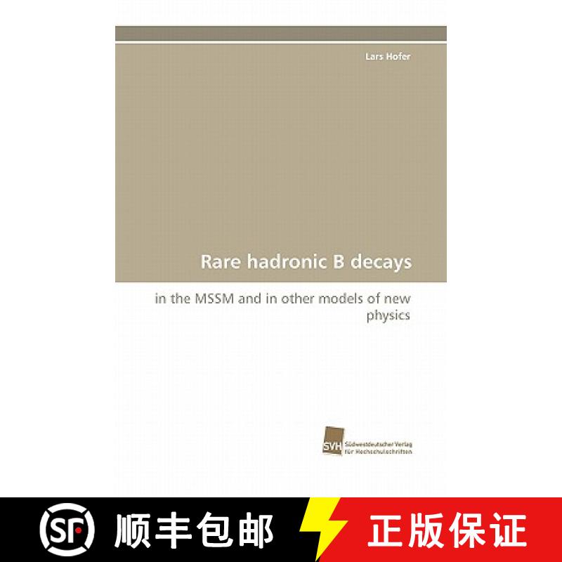 预订 Rare Hadronic B Decays [9783838124735]