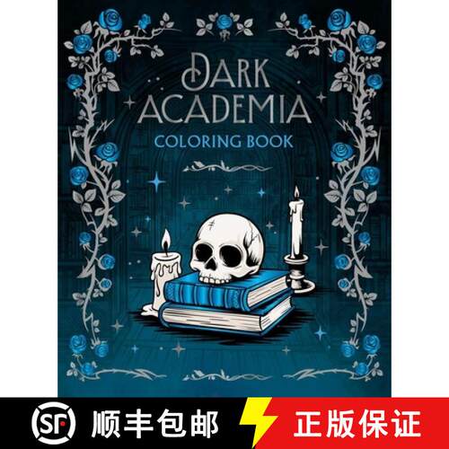 【3-4周达】Dark Academia Coloring Book [9781922468024]