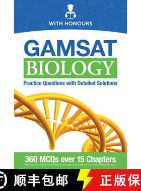 预订 GAMSAT Biology: Practice Questions with Detailed Solutions [9781999945206]