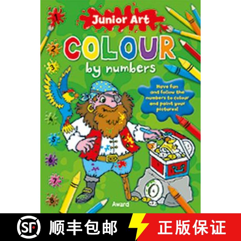 【3-4周达】Colour by Numbers - Pirate: Featuring a Picture of the Finished Page for Extra Guidance [9781841358574]