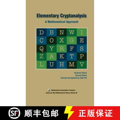 【3-4周达】精装 Elementary Cryptanalysis – A Mathematical Approach [9780883856475]