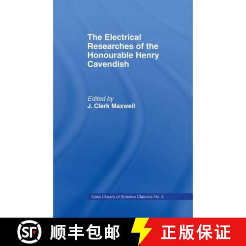 【3-4周达】The Electrical Researches of the Honourable Henry Cavendish [9781138968561]