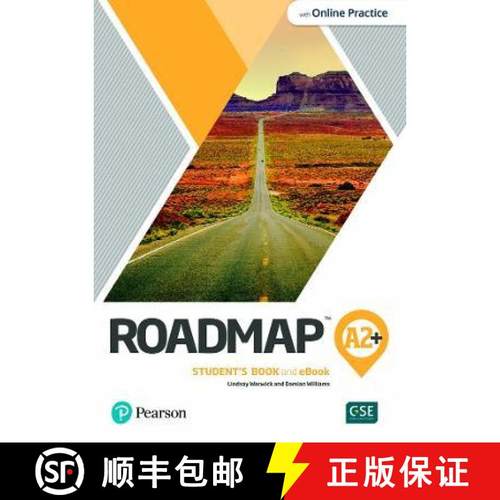 【3-4周达】Roadmap A2+ Student's Book & Interactive eBook with Online Practice, Digital Resources & App [9781292393025]