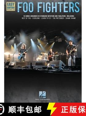 【3-4周达】Foo Fighters - Easy Guitar with Tab: 15 Songs Arranged in Standard Notation & Tablature wi... [9781480397361]