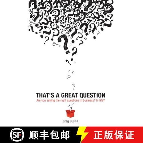 【3-4周达】精装 That's a Great Question: Are You Asking the Right Questions in Business? In Life? [9781604946727]