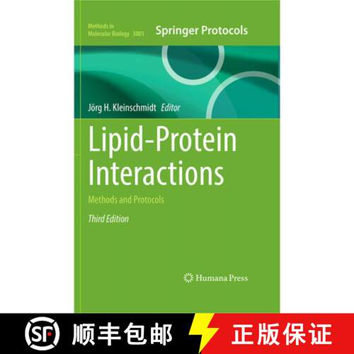 【3-4周达】精装 Lipid-Protein Interactions: Methods and Protocols (Third Edition 2026) [9781071650530]
