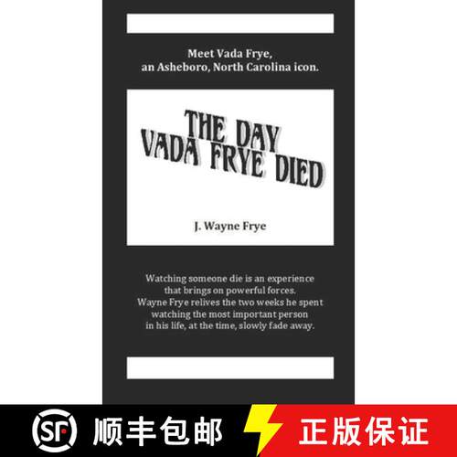 【3-4周达】The Day Vada Frye Died [9781928183594]
