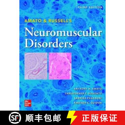 【3-4周达】精装 Amato and Russell's Neuromuscular Disorders, Third Edition [9781264621903]