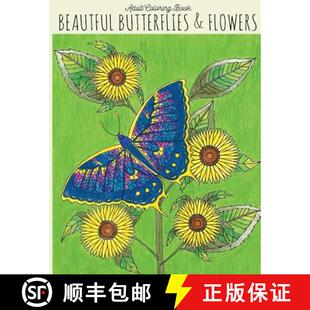 Adult 9780692709610 Colo... 4周达 Flowers Book Coloring Flower Beautiful Butterfly Butterflies