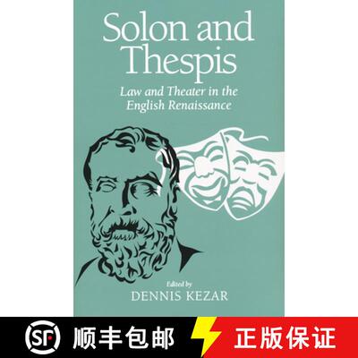 【3-4周达】Solon and Thespis – Law and Theater in the English Renaissance [9780268206888]