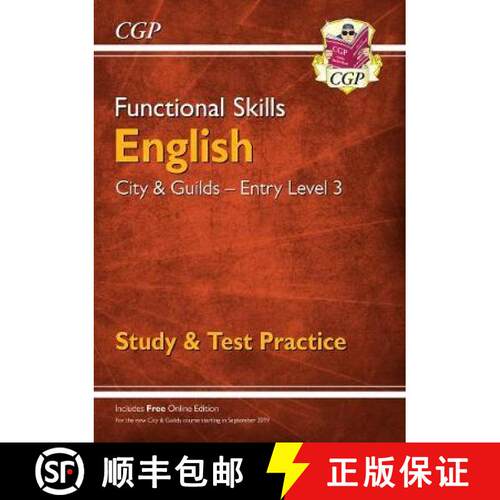 New Functional Skills English: City & Guilds Entry Level 3 - Study & Test Practice for 2019 & beyond [9781789083965]