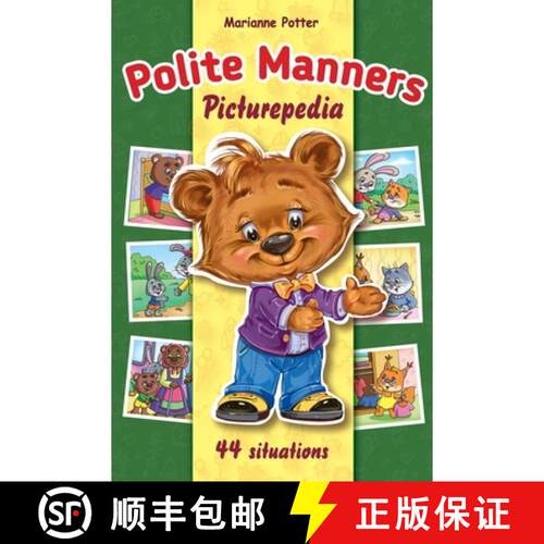 【3-4周达】Polite Manners Picturepedia [9780359409563]
