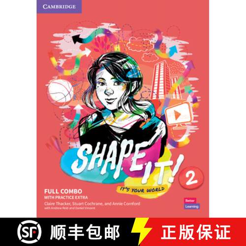 【3-4周达】Shape It! Level 2 Full Combo Student's Book and Workbook with Practice Extra [9781108854108]