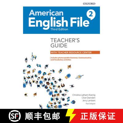 【3-4周达】American English File: Level 2: Teacher's Guide with Teacher Resource Center [9780194906418]