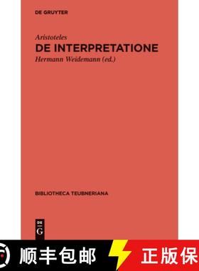预订 de Interpretatione: (Peri Hermeneias) [9783110349054]