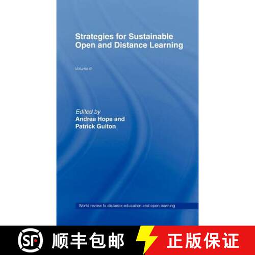 【3-4周达】精装 Strategies for Sustainable Open and Distance Learning : World Review of Distance Educ... [9780415345255]