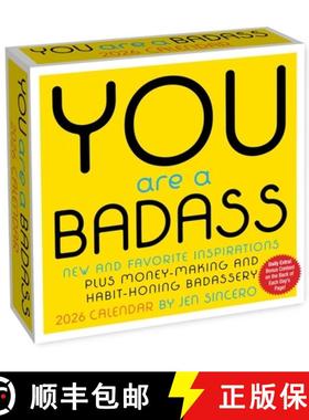 【3-4周达】You Are a Badass 2026 Day-To-Day Calendar [9781524897628]