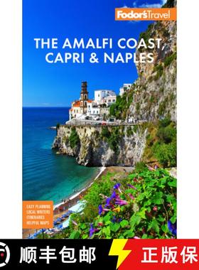 【3-4周达】Fodor's The Amalfi Coast, Capri & Naples [9781640975354]