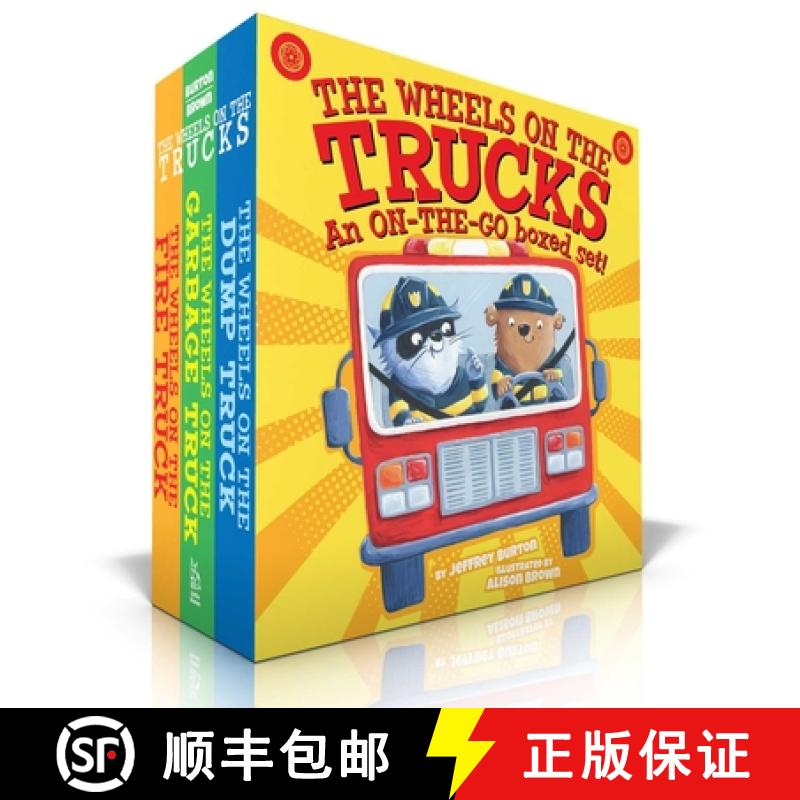 【3-4周达】The Wheels on the Trucks (Boxed Set): The Wheels on the Fire Truck; The Wheels on the Garb... [9781534469778]