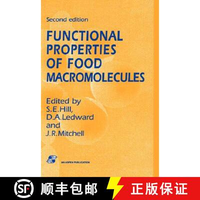 【3-4周达】精装 Functional Properties of Food Macromolecules (2nd ed. 1998) (2nd ed. 1998) (2nd ed. 1... [9780751404210]