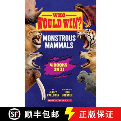 【3-4周达】精装 Who Would Win?: Monstrous Mammals [9781546109938]