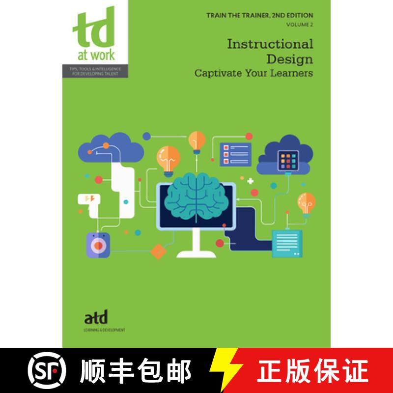 【3-4周达】Train the Trainer, Volume 2: Instructional Design : Captivate Your Learners [9781960231666]